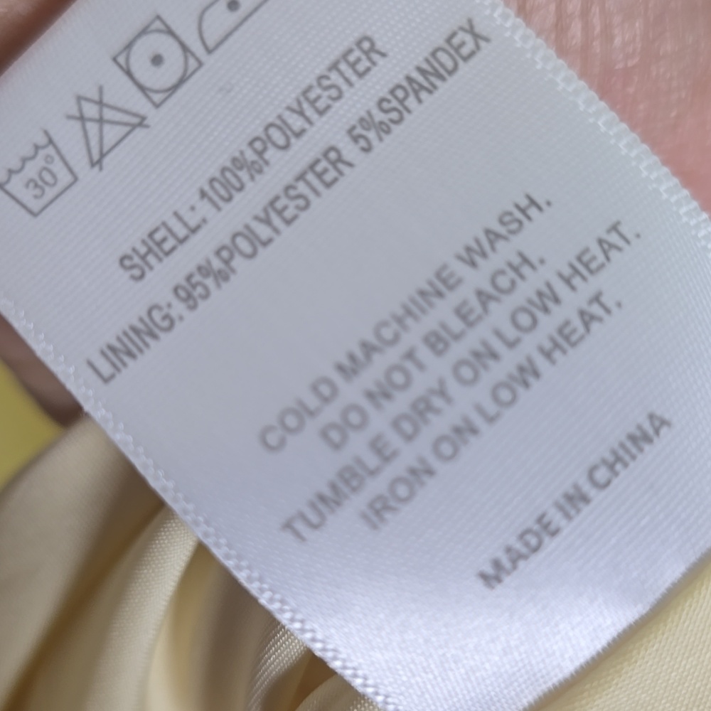 Peppermayo The Pagoda Strapless Yellow Maxi Dress with Neck Scarf Size 0 Nwt. - Picture 13 of 13